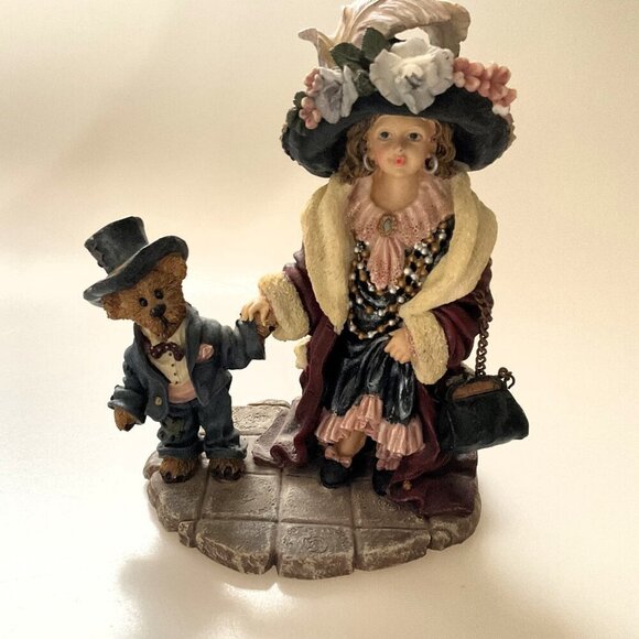 VINTAGE THE DOLLSTONE COLLECTION FIGURINE 1998  AMY & EDMUND 5.5" - Picture 4 of 11